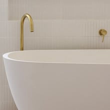 Day Dream 1650mm Cast Marble Oval Freestanding Bath